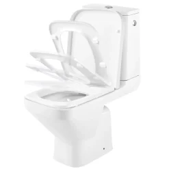 GoodHome Pack WC à poser sans bride avec sortie horizontale Teesta