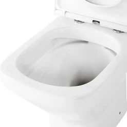 GoodHome Pack WC à poser sans bride avec sortie horizontale Teesta
