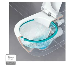 Villeroy & Boch Pack WC à poser sans bride sortie horizontale Direct Flush NF