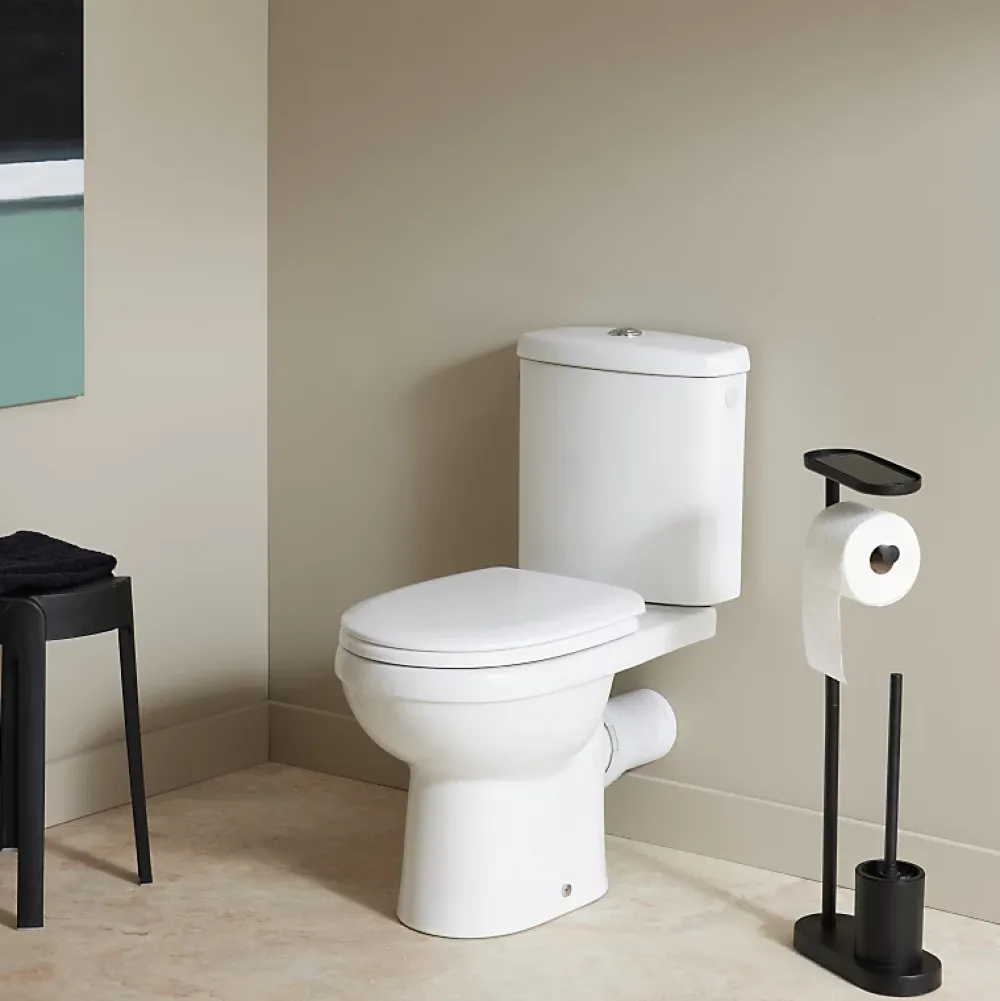 Wc À Poser|Planète Bain Pack WC à poser sortie horizontale sans bride - Modeno