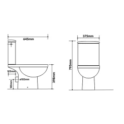 Wc À Poser|Planète Bain Pack WC à poser sortie horizontale sans bride - Modeno