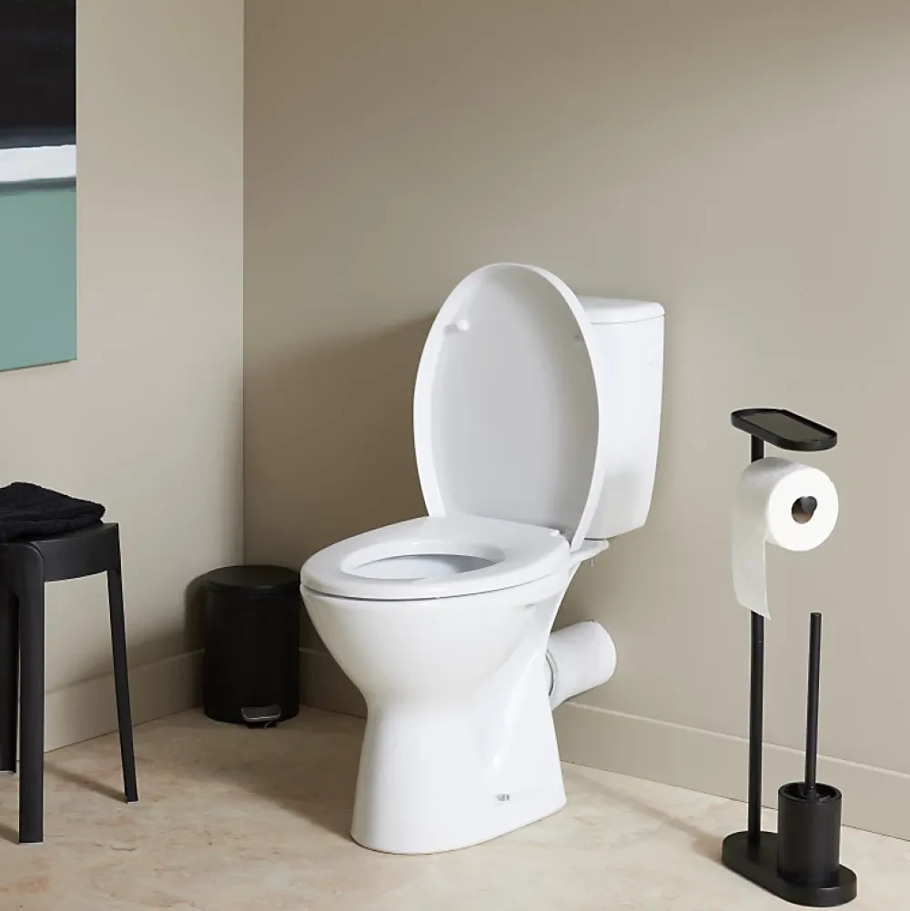 Planète Bain Pack WC à poser sortie horizontale NF avec bride - Sonia