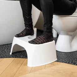 Wc À Poser|Grohe PACK WC avec bride à poser Bau Ceramic + Tabouret physiologique plastique Blanc