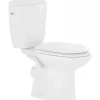 Wc À Poser|Sanindusa Pack WC Aveiro évacuation arrière alimentation chasse d'eau par dessous blanc