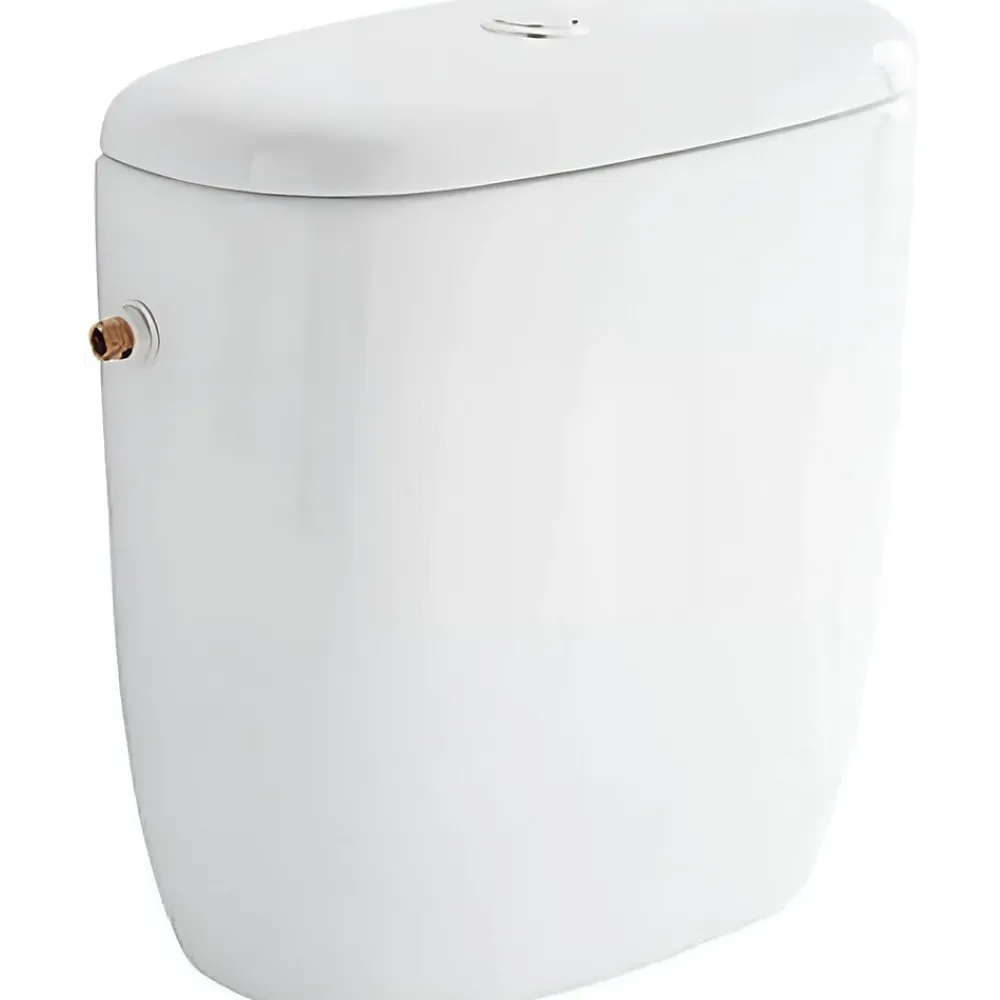 Wc À Poser|Sanindusa Pack WC Aveiro NF évacuation par l'arrière de la cuvette alimentation chasse d'eau par le côté blanc