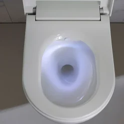 Wc Japonais|Planète Bain Pack WC Bati support mural avec cuvette lavante - Façade noire - WC japonais - Tesa