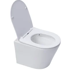 Swiss Aqua Technologies Pack WC Bâti autoportant + WC Infinitio sans bride + Plaque chrome