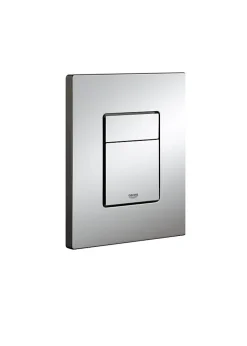 Swiss Aqua Technologies Pack WC Bâti autoportant + WC Infinitio noir sans bride + Plaque chrome