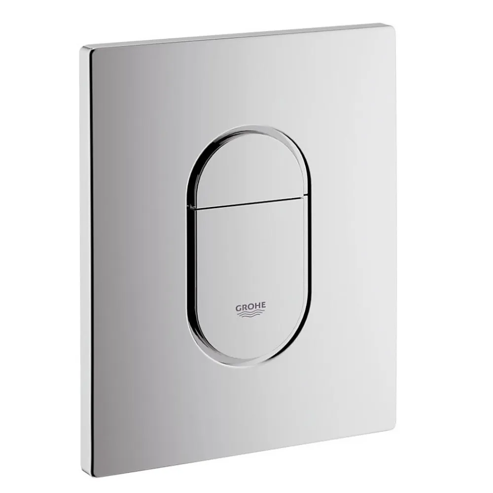 Swiss Aqua Technologies Pack WC Bâti autoportant + WC sans bride SAT Brevis + Abattant ultra-fin softclose + Plaque chrome