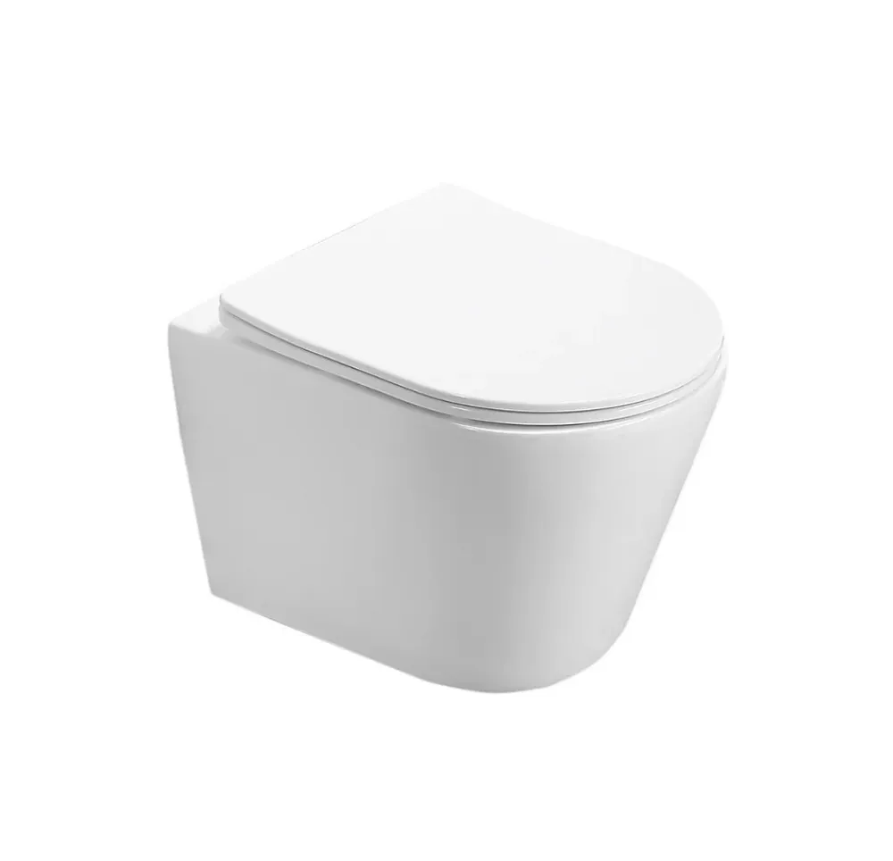 Wc Suspendu|Swiss Aqua Technologies Pack WC Bâti-support + WC SAT Infinitio sans bride, fixation invisible + Plaque chrome + Set d'habillage