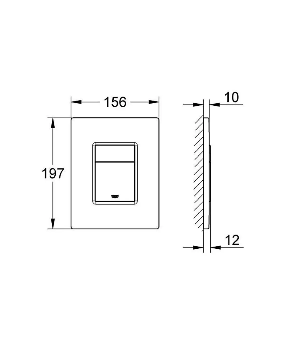 Wc Suspendu|Swiss Aqua Technologies Pack WC Bâti-support + WC SAT Infinitio sans bride, fixation invisible + Plaque chrome + Set d'habillage