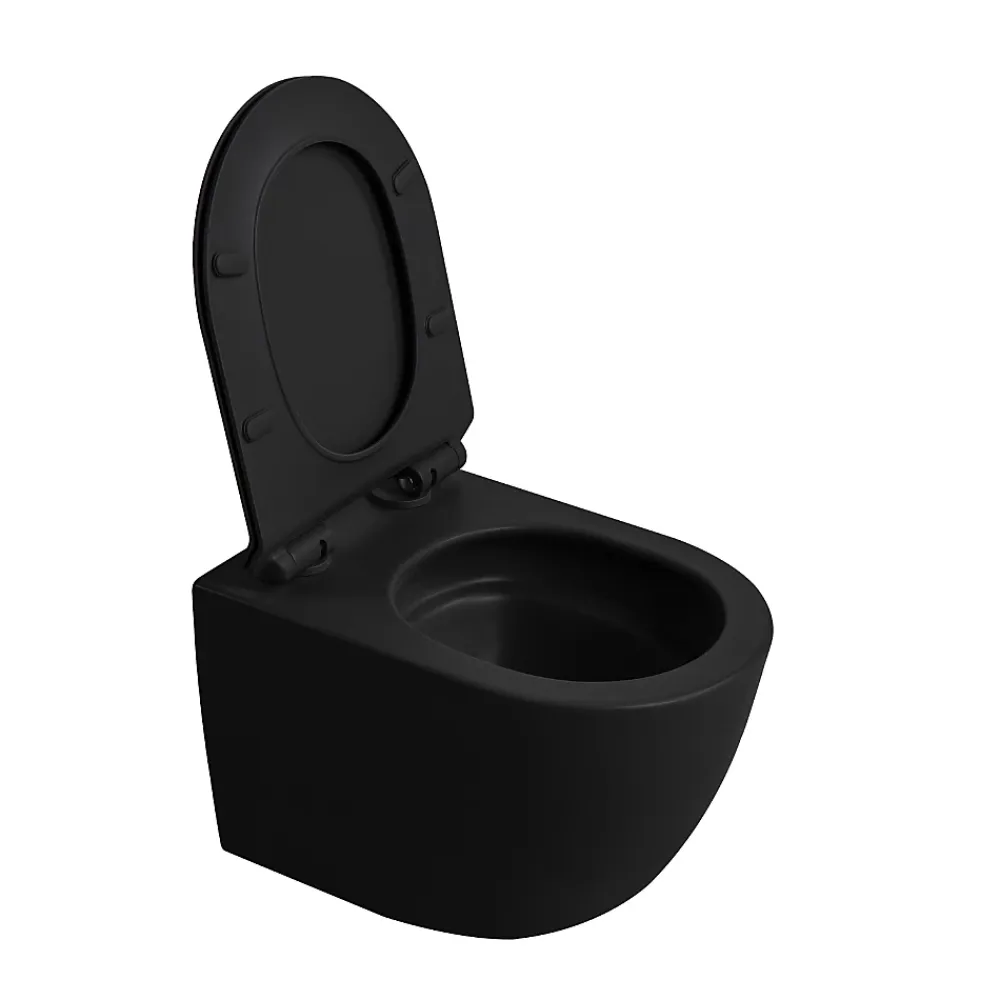 Swiss Aqua Technologies Pack WC bâti-support + WC suspendu sans bride Ceramia PixL avec abattant SoftClose + plaque (STCEPXBMT02-FR)