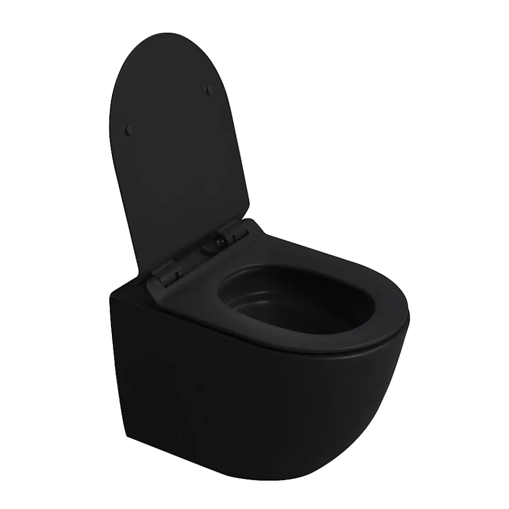 Swiss Aqua Technologies Pack WC bâti-support + WC suspendu sans bride Ceramia PixL avec abattant SoftClose + plaque (STCEPXBMT02-FR)