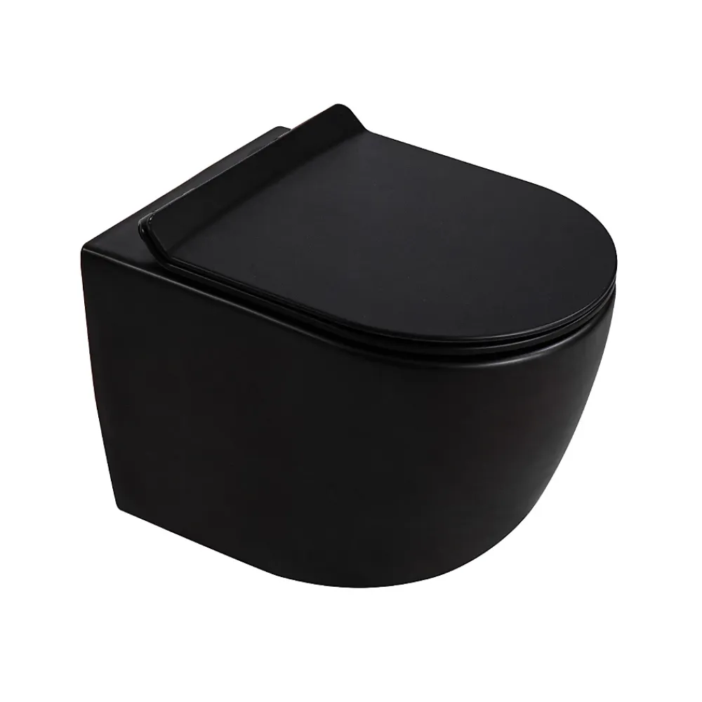 Swiss Aqua Technologies Pack WC bâti-support + WC suspendu sans bride Ceramia PixL avec abattant SoftClose + plaque (STCEPXBMT02-FR)