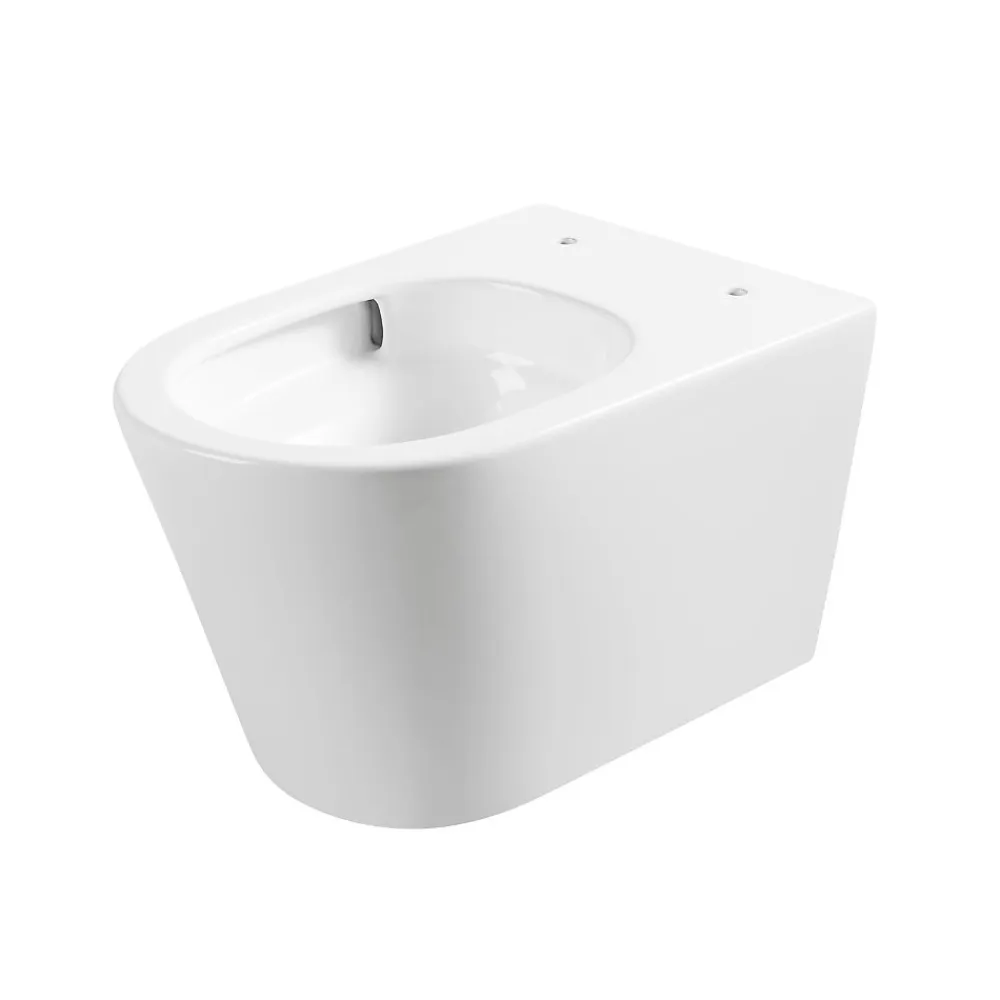 Roca Pack WC bâti-support + WC suspendu sans bride Ceramia avec abattant SoftClose + plaque (ROCE14WT04-FR)