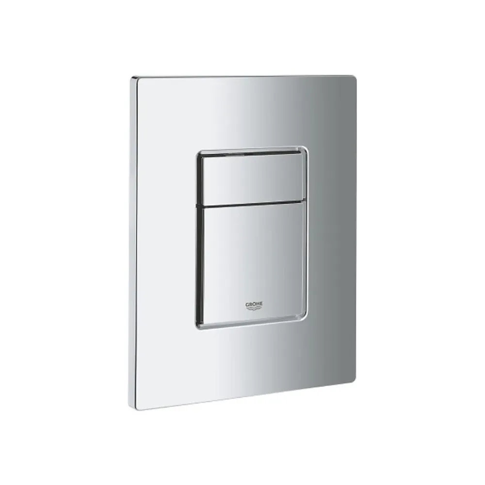 Grohe Pack WC bâti-support autoportant Rapid SL + WC suspendu Roca avec abattant SoftClose + plaque chrome (GRRROGAWR03-U)