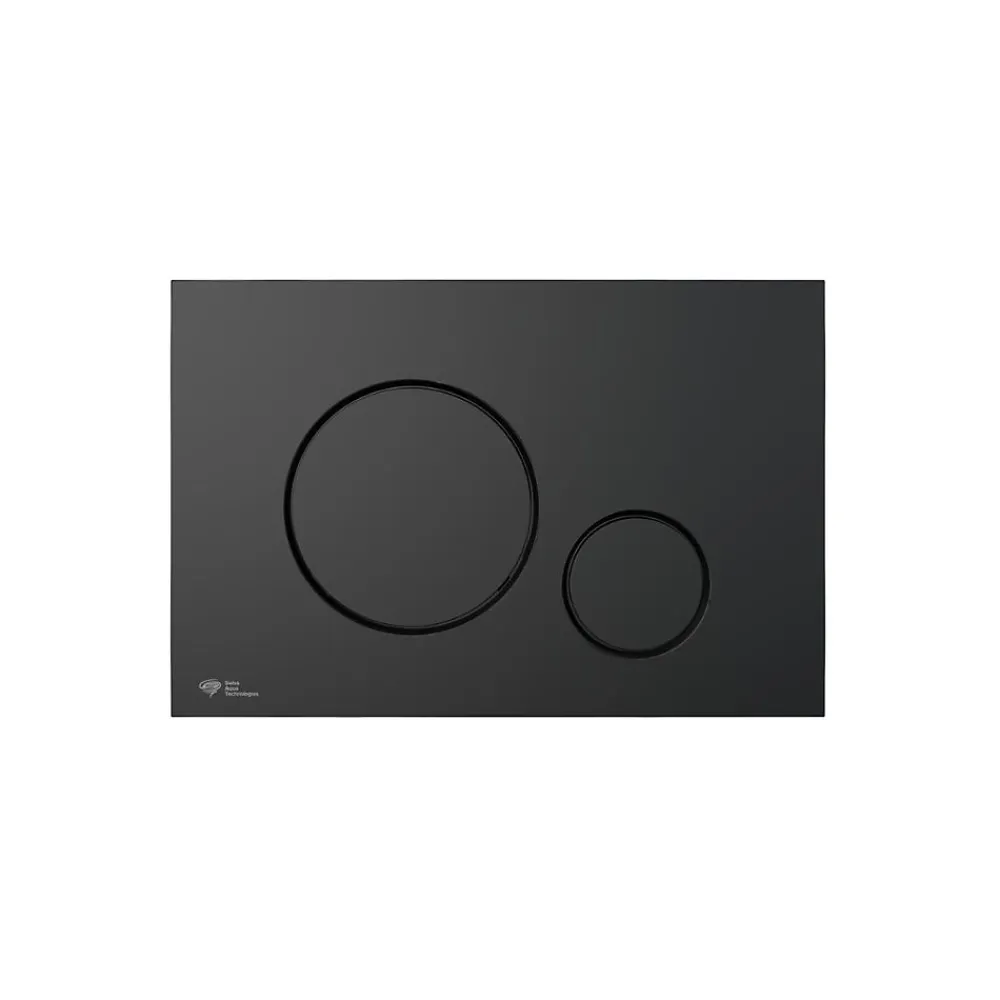 Wc Suspendu|Swiss Aqua Technologies Pack WC bâti-support léger 112 cm ECO 2L + WC suspendu Ceramia + plaque noir mat (STECE14WT02-FR)