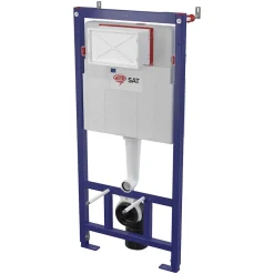 Wc Suspendu|Swiss Aqua Technologies Pack WC bâti-support léger 112 cm ECO 2L + WC suspendu Ceramia + plaque noir mat (STECE14WT02-FR)