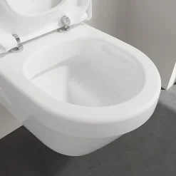 Wc Suspendu|Villeroy & Boch Pack WC cuvette suspendue sans bride avec abattant Targa Design