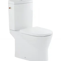 Sanindusa Pack WC cuvette+réservoir+abattant+fixations UrbY 65 caréné évacuation par dessous alim. chasse par le côté blanc