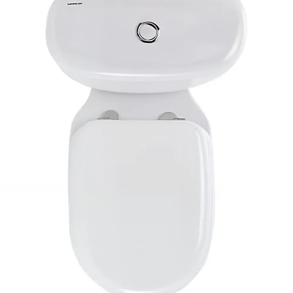 Sanindusa Pack WC PMR normes handicapé Aveiro Confort évacuation arrière alim. chasse d'eau par dessous blanc