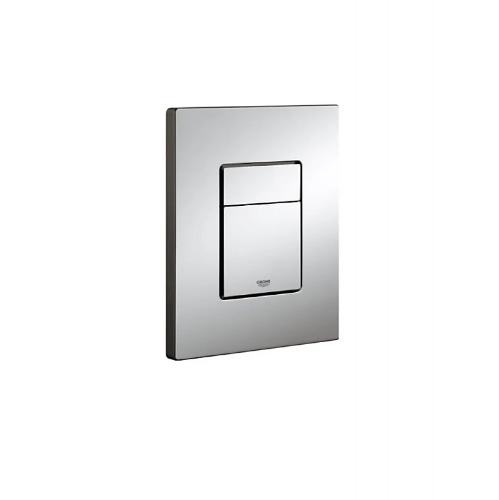 Wc Suspendu|Grohe Pack WC Rapid SL autoportant + cuvette Bau Ceramic sans bride + plaque Skate Cosmo chrome (ProjectBau-1)