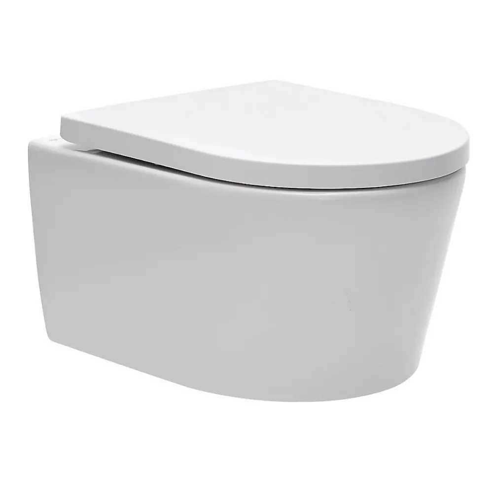 Grohe Pack WC Rapid SL autoportant + cuvette sans bride SAT, fixations cachées + plaque Skate Air chrome (ProjectSATrimless-2)