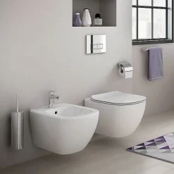 Grohe Pack WC Rapid SL + Cuvette Ideal Standard Tesi Aquablade rimless + Plaque de commande Skate Chrome (AQUA-SET)