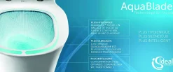 Grohe Pack WC Rapid SL + Cuvette Ideal Standard Tesi Aquablade rimless + Plaque de commande Skate Chrome (AQUA-SET)