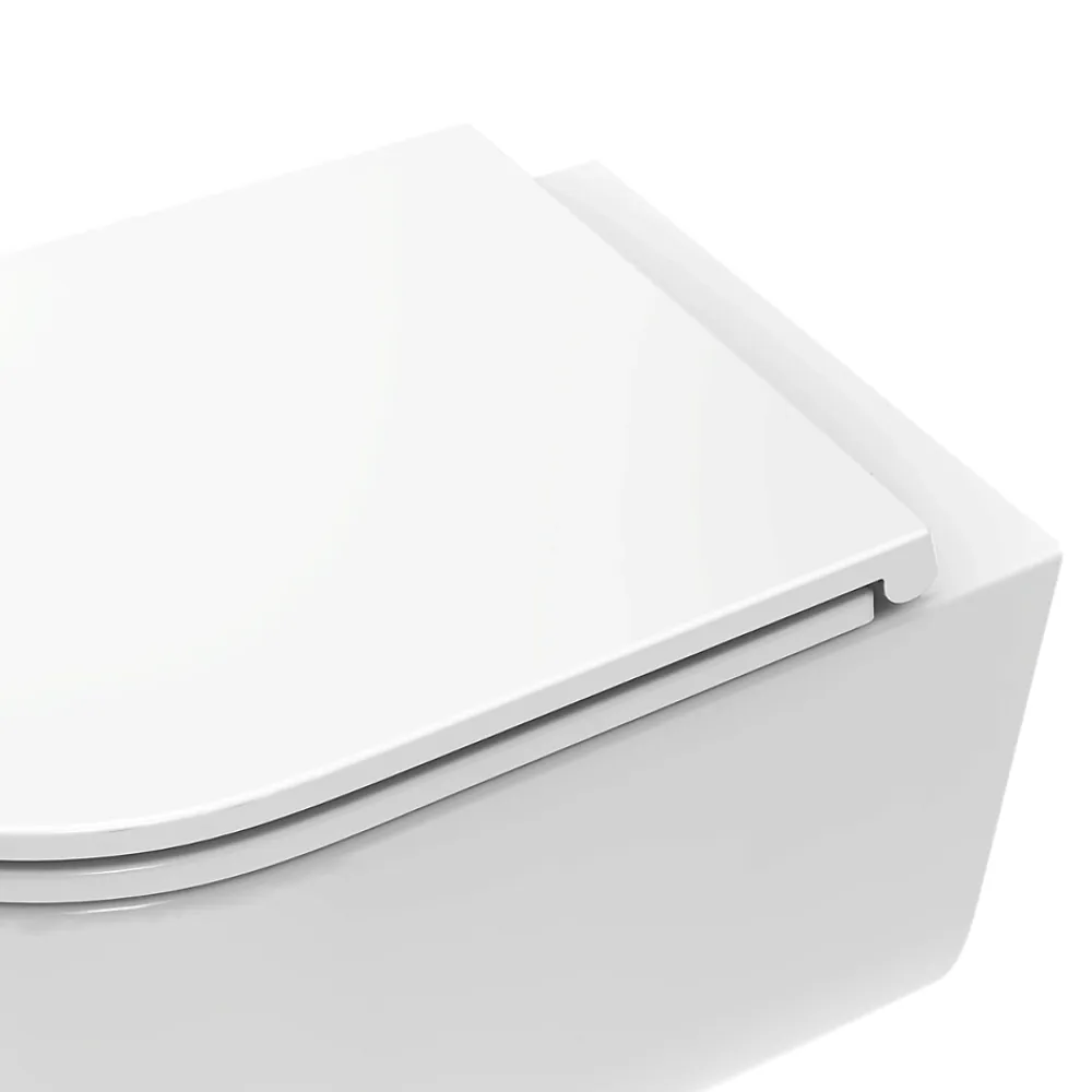 Siamp Pack WC suspendu avec cuvette sans bride effet Vortex Luvia et bâti universel
