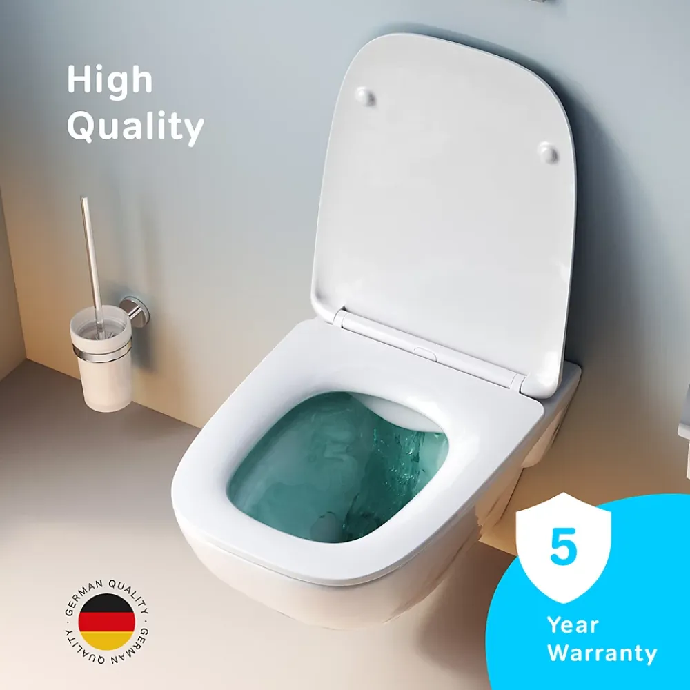 Wc Suspendu|Am.Pm Europe Pack WC suspendu bâti mural et cuvette Plaque Round Chrome Pack WC Bati-support AM.PM X-Joy