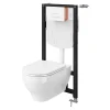 Wc Suspendu|GoodHome Pack WC suspendu compact sans bride Cavally