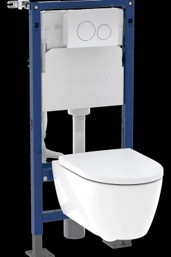 Wc Suspendu|Geberit Pack WC suspendu G-600 blanc mat
