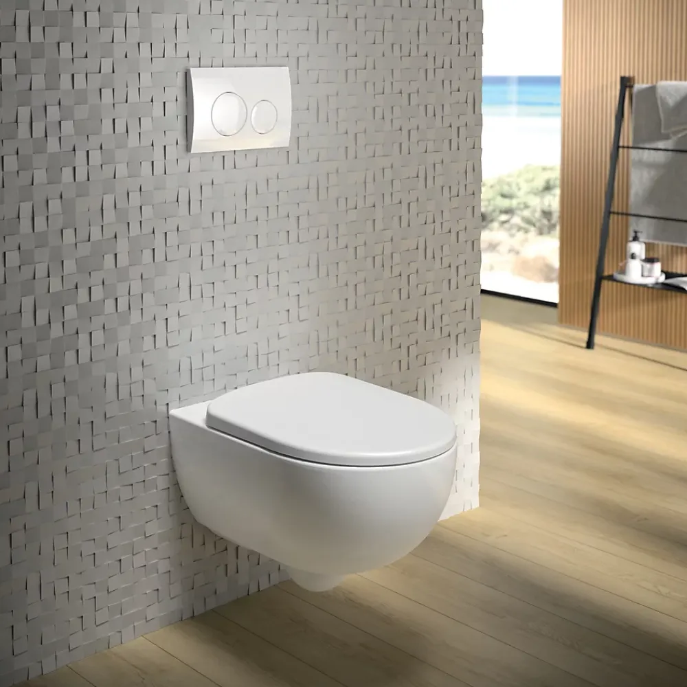 Wc Suspendu|Geberit Pack WC suspendu sans bride, G-500 Design