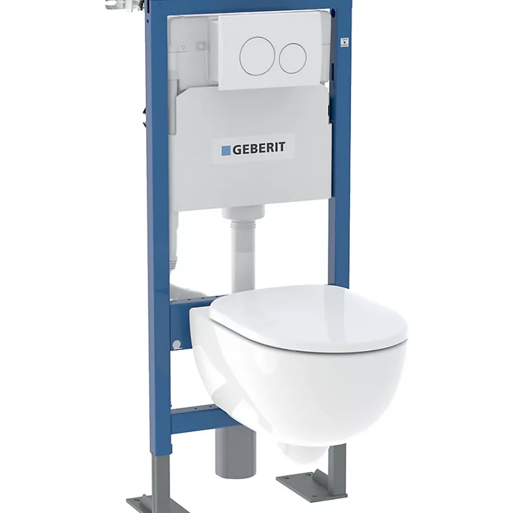 Wc Suspendu|Geberit Pack WC suspendu sans bride, G-500 Design