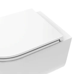 Wc Suspendu|GoodHome Pack WC suspendu sans bride Luvia avec bâti-support sol et mur autoportant Silgo