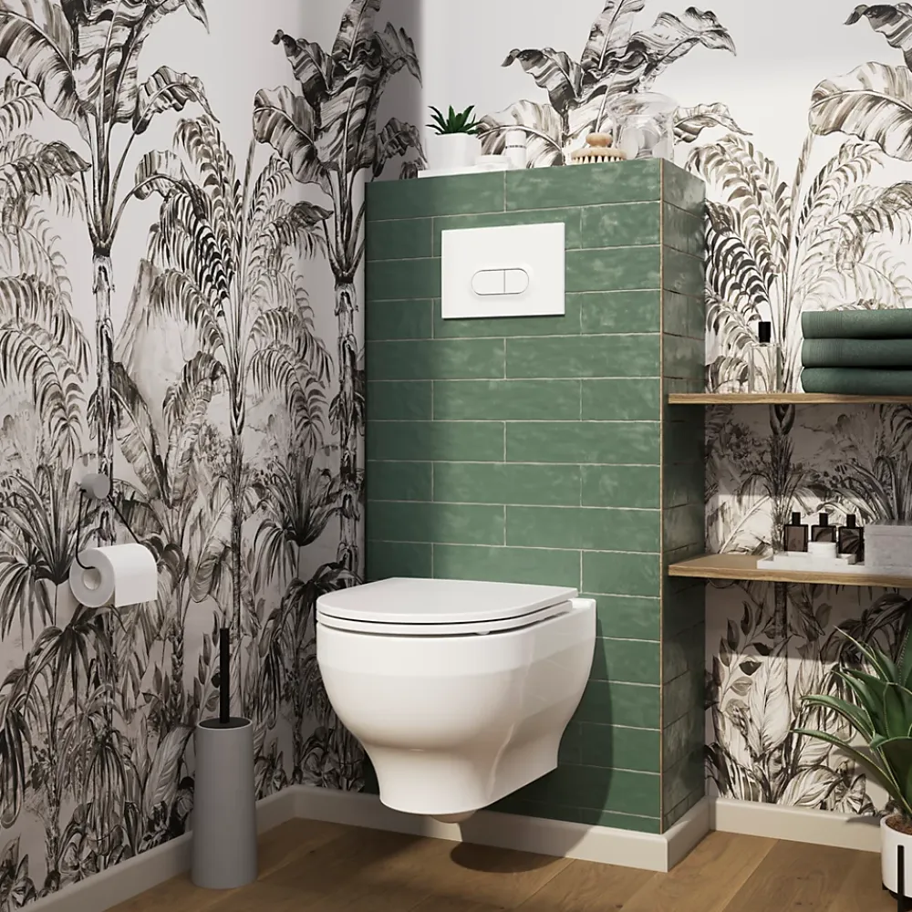 GoodHome Pack WC suspendu sans bride Cavally