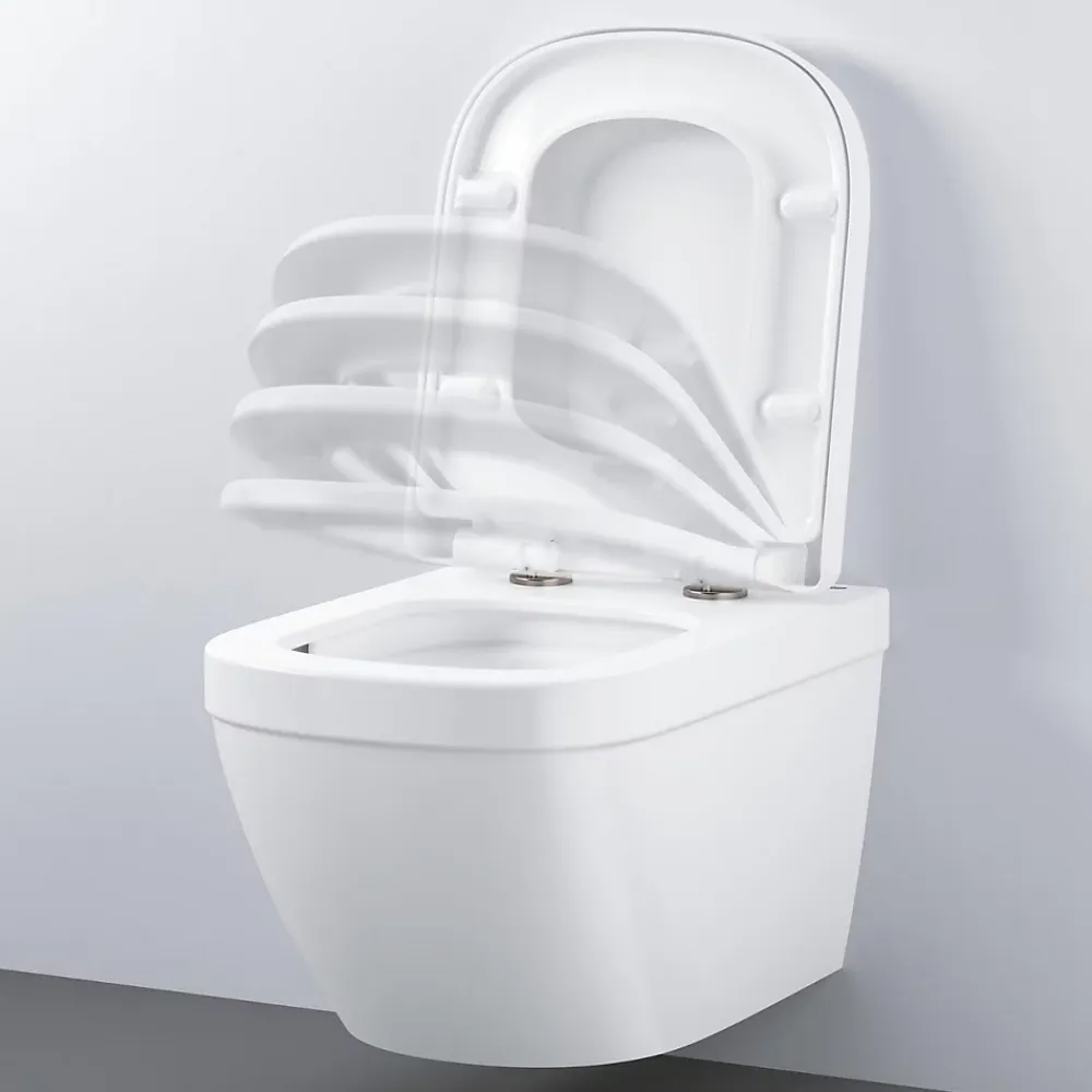 Grohe Pack WC suspendu universel sans bride, Solido Triple Vortex