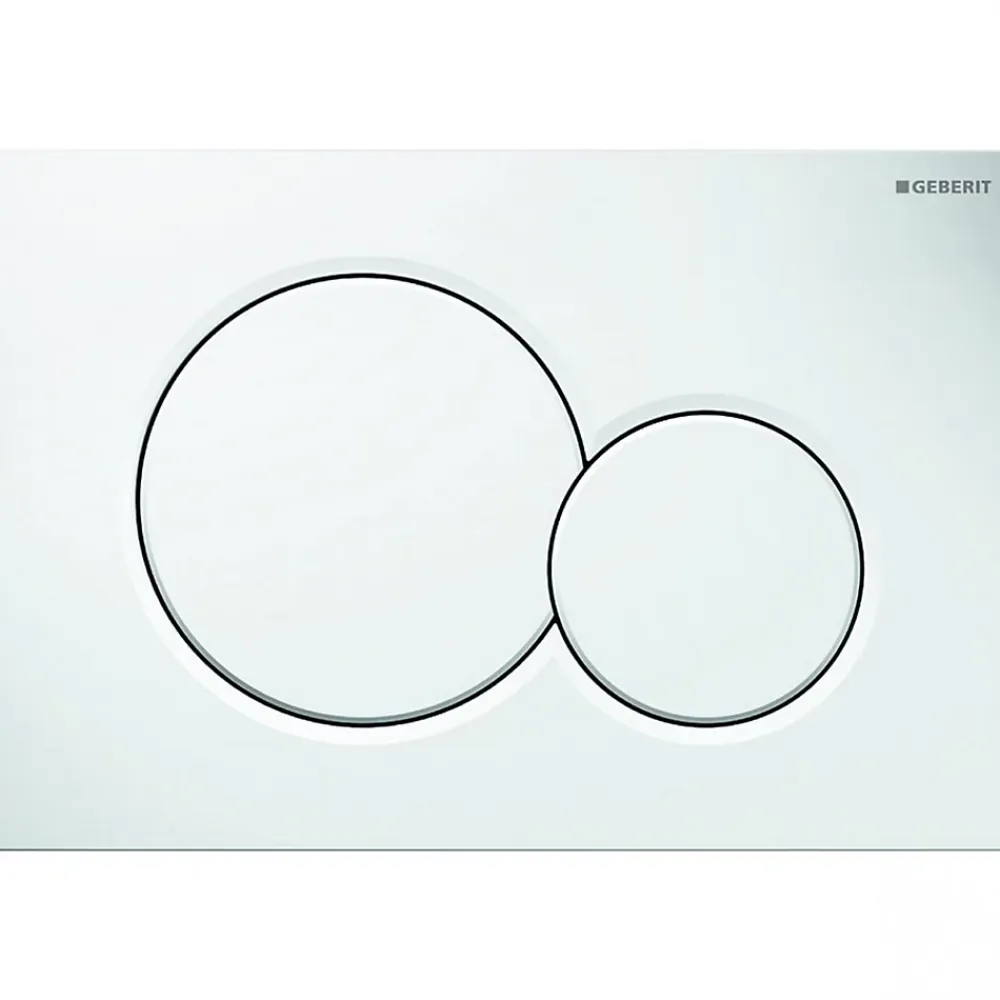 Geberit Pack WC UP320 autoportant + Cuvette Subway 3.0 + Plaque Sigma Blanche