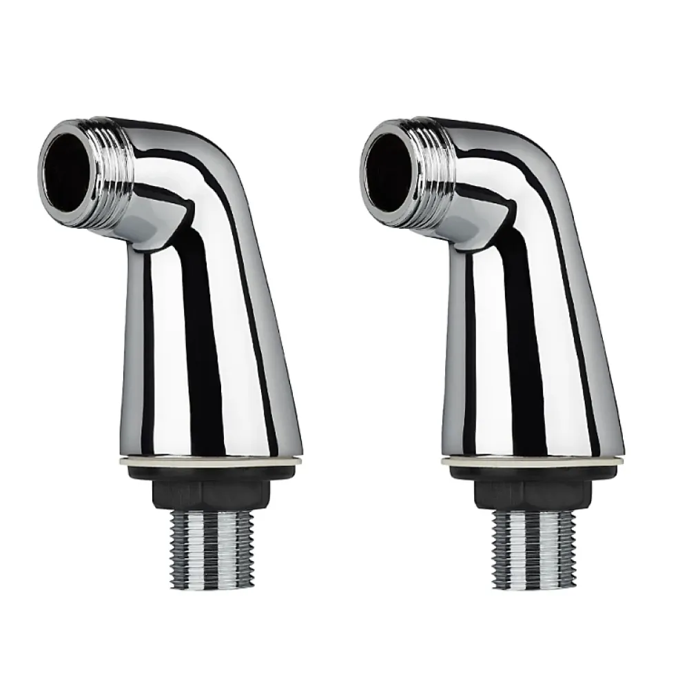 Accessoire De Robinet|Paini Paire de colonnettes luxe Chrome
