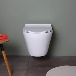 Kiamami Valentina Paire De Sanitaires Suspendus Wc Et Bidet - Blues