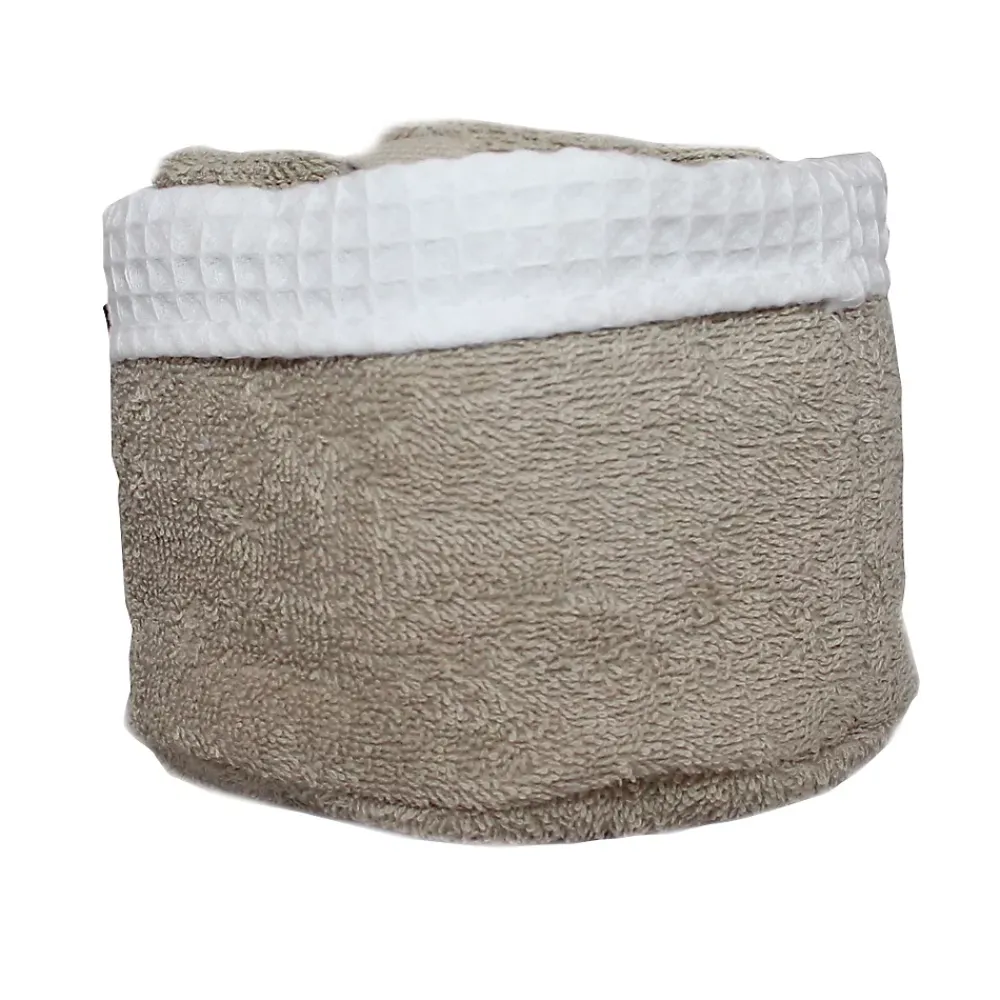 Sud Etoff Panier invité avec serviettes (30x30 cm - Naturel)
