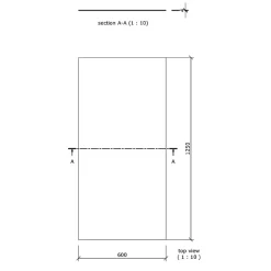 Panneau Mural De Salle De Bains|Wedi Panneau de construction 125 x 60 x 5 cm