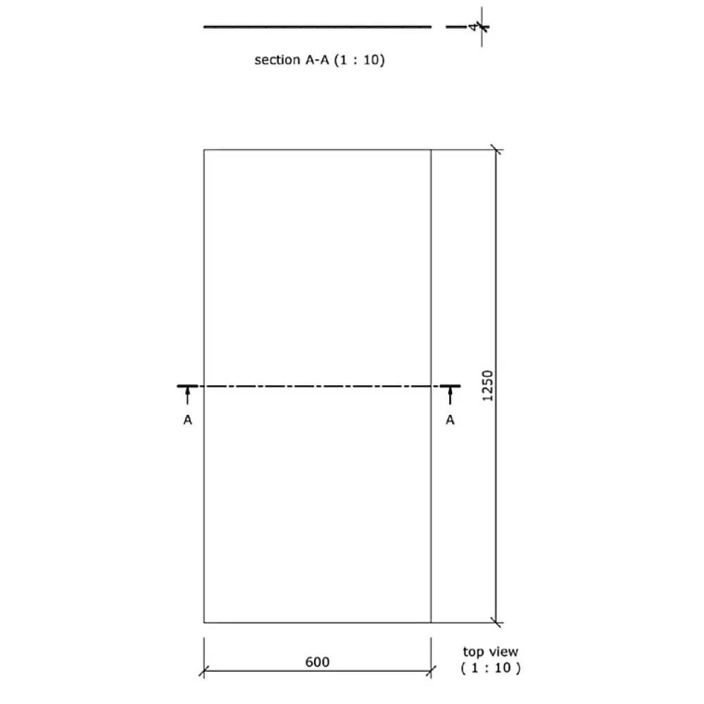 Wedi Panneau de construction 125 x 60 x 1 cm