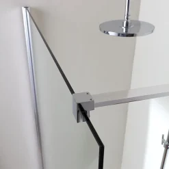 Paroi De Douche| Panneau de douche fixe en verre clair 8 mm - walk in