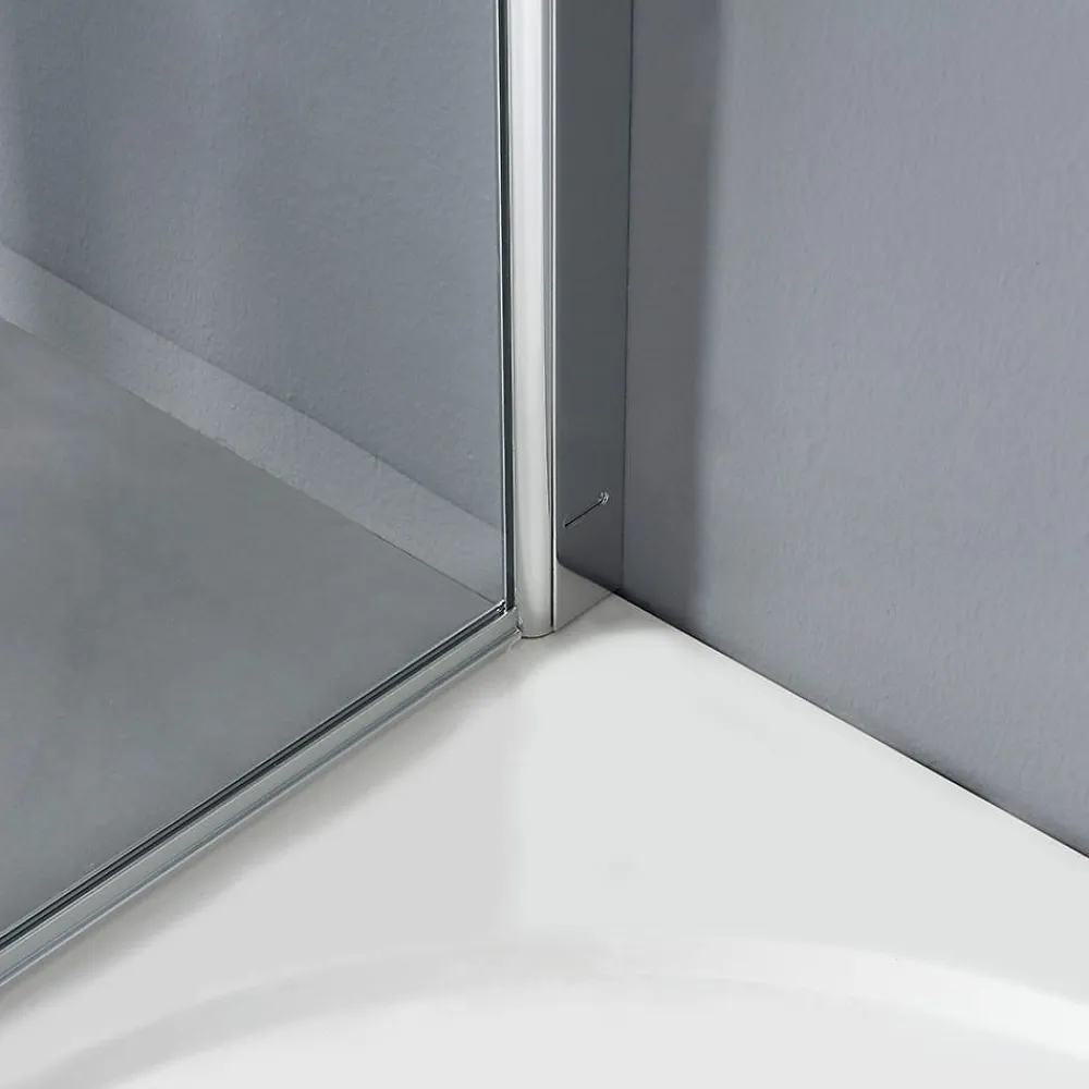 Paroi De Douche| Panneau fixe pour porte de douche cm 100 verre clair 6 mm - walk in