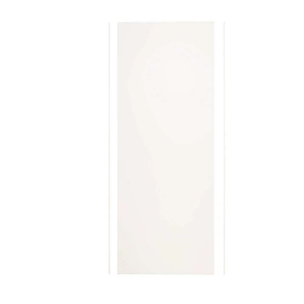Panneau Mural De Salle De Bains|AICA Sanitaire Panneau mural de douche Blanc 80 x 210 cm mural aluminium avec 1 profile - Étanche, durable et facile à nettoyer