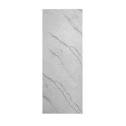 Panneau Mural De Salle De Bains|AICA Sanitaire Panneau mural de douche effet blanc marbre 80 x 210 cm mural aluminium - Étanche, durable et facile à nettoyer