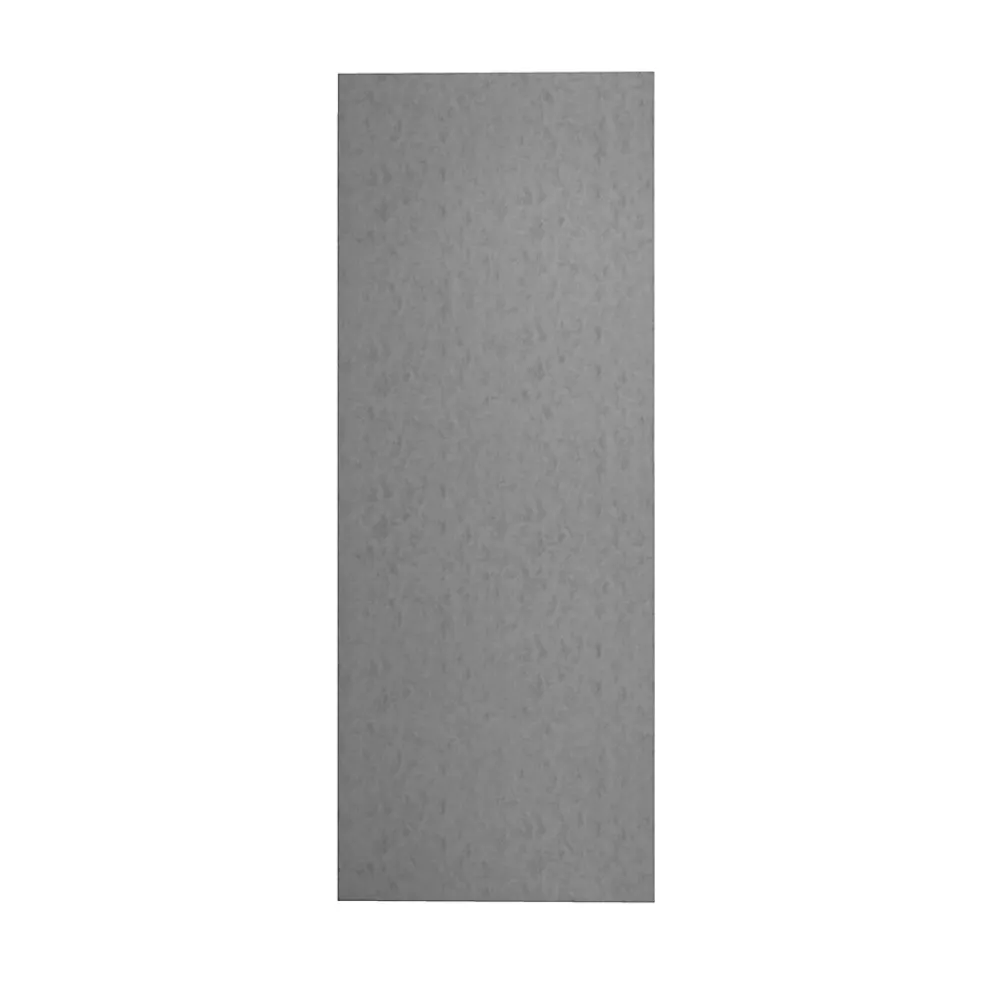 AICA Sanitaire Panneau mural de douche Gris 90 x 210 cm mural aluminium - Étanche, durable et facile à nettoyer