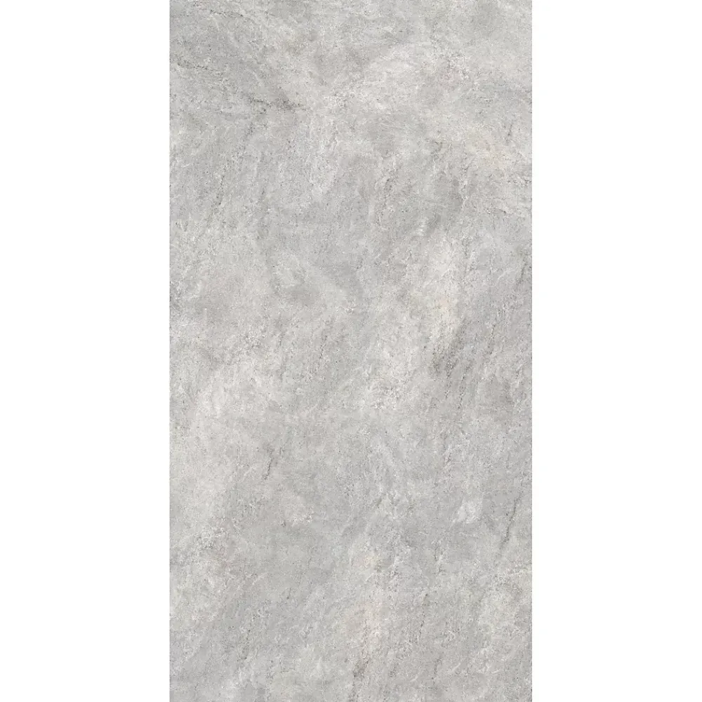 Schulte Panneau mural de salle de bains l.100 x H.255 cm, effet pierre gris et argenté , DécoDesign Softtouch